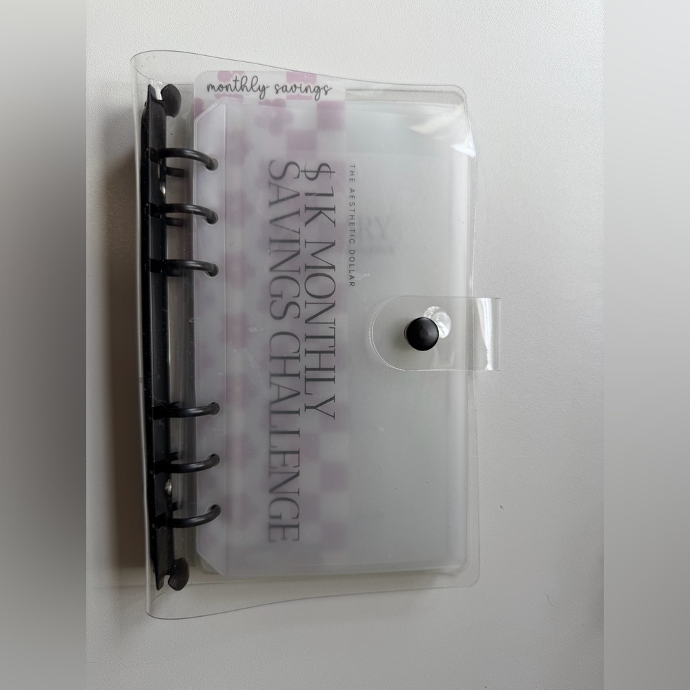 A6 1K Monthly Savings Challenge Binder
